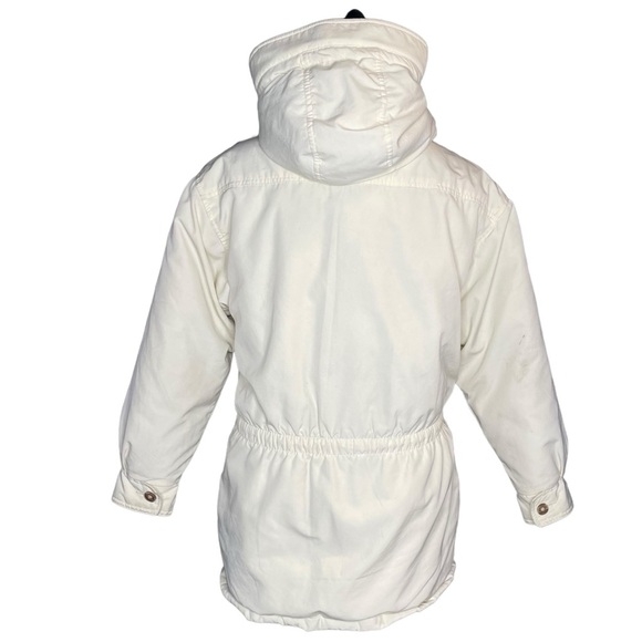 Eddie Bauer parka coat vintage white goose down cold weather expedition jacket - Picture 2 of 8